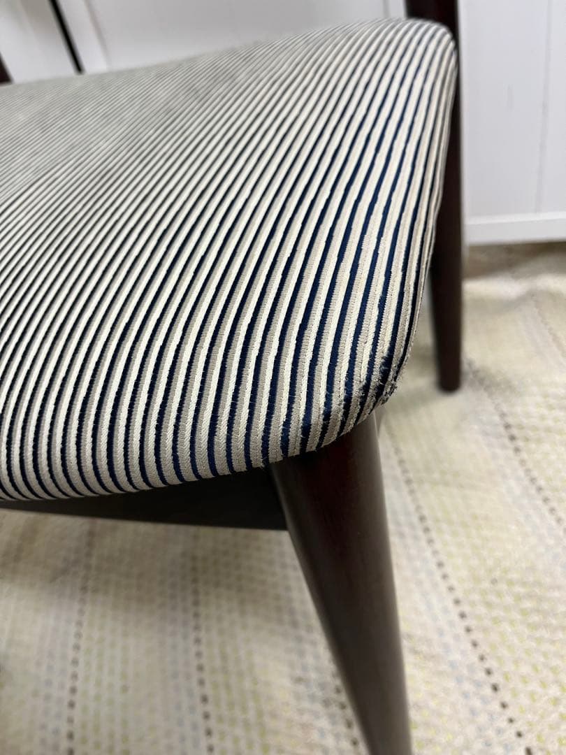 送料込み！日進木工　ダイニングチェア　無垢材　ビンテージ　モダン　レトロ　北欧風