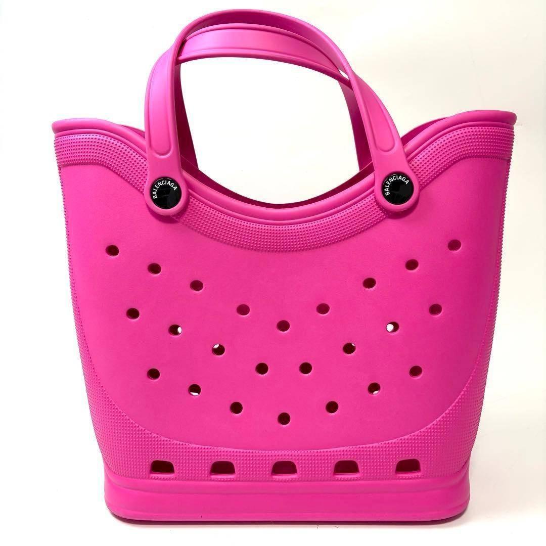 NEO新品　未使用　バレンシアガ　クロックス　トートバッグ　ピンク