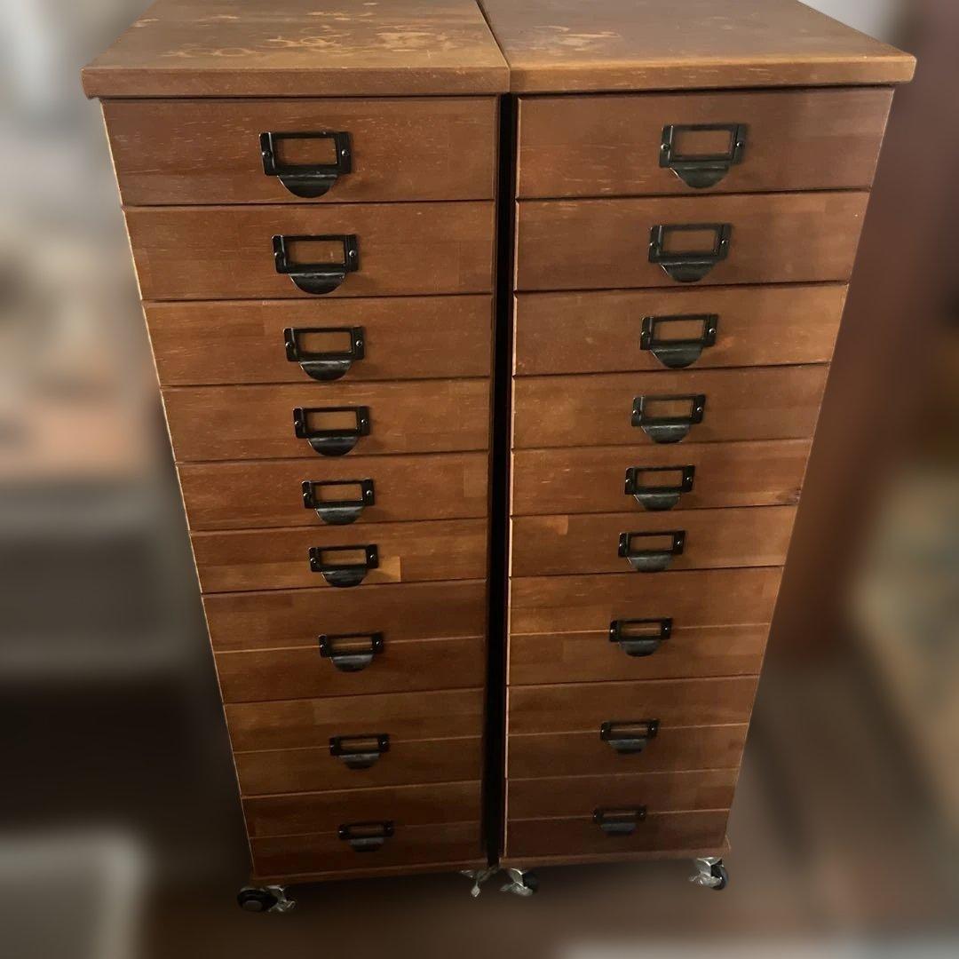 多段チェスト 9段 書類 引き出し 収納 天然木製 ウッド 収納棚 チェスト