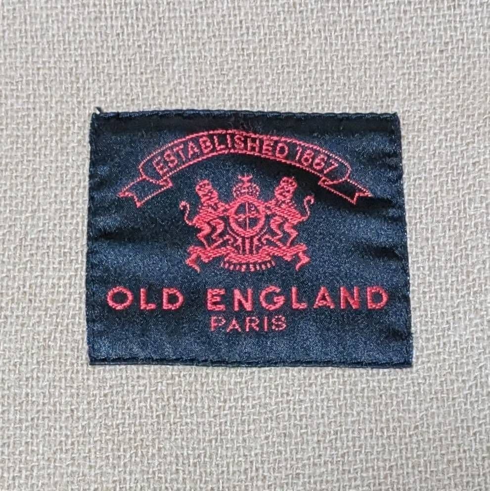 オールドイングランド ダッフルコート ヘリンボーン ベージュ M