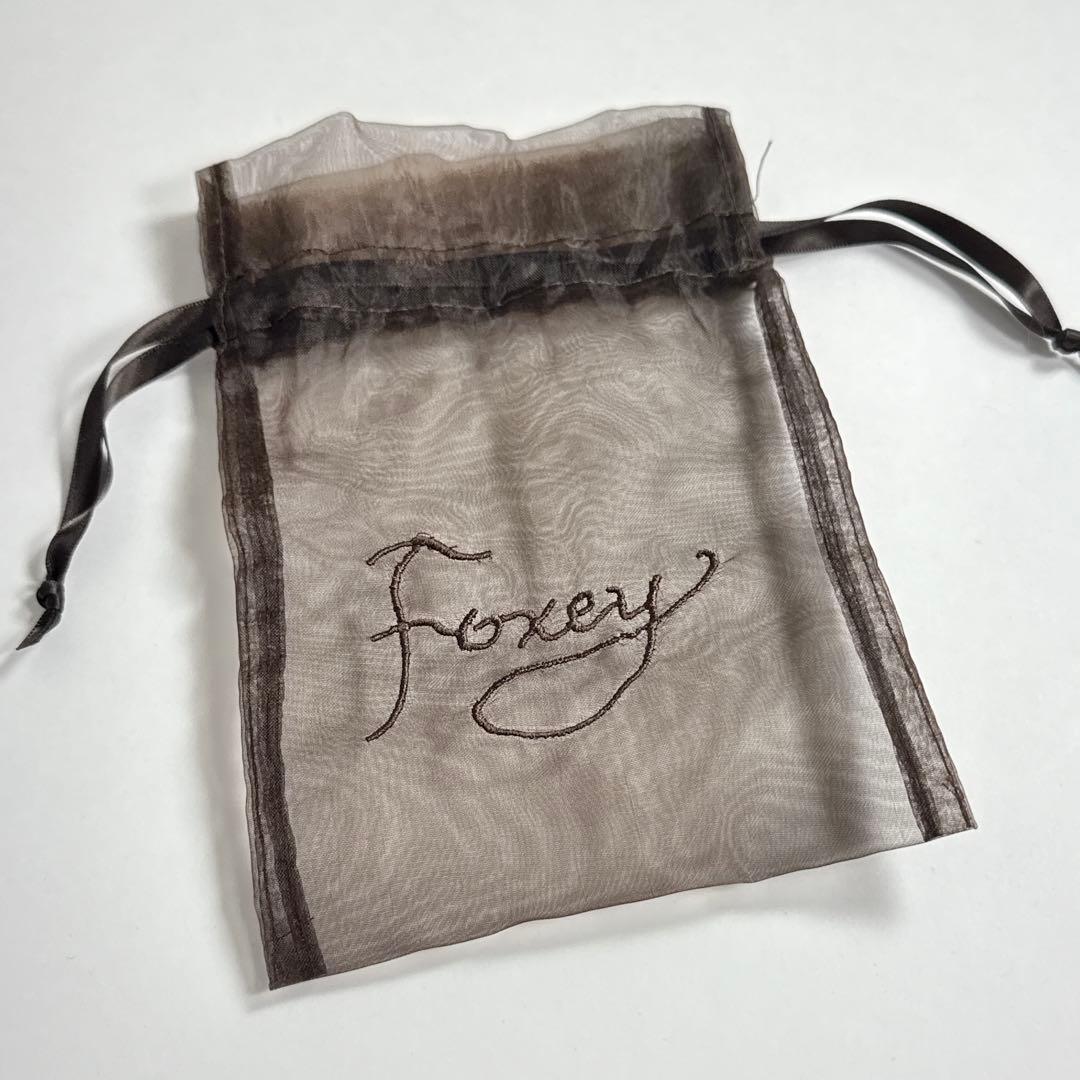 新品✨フォクシー ミンクファー ブレスレット シュシュ アクセサリー ブラウン