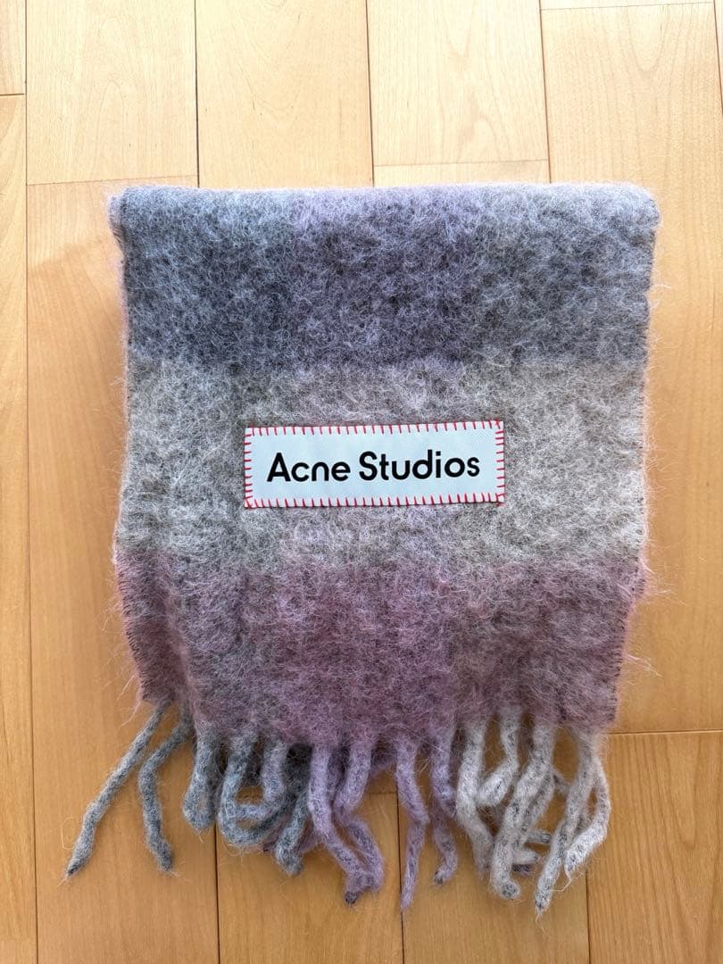 Acne Studios マフラー ストール ピンク