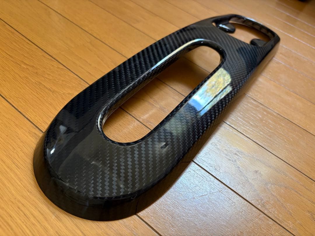 アバルト Abarth 595 センターコンソール カバー リアルカーボン