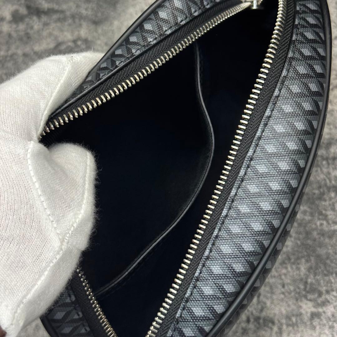 極美品 現行 ✨ダンヒル エンジンターン ショルダー ボディバッグ 総柄