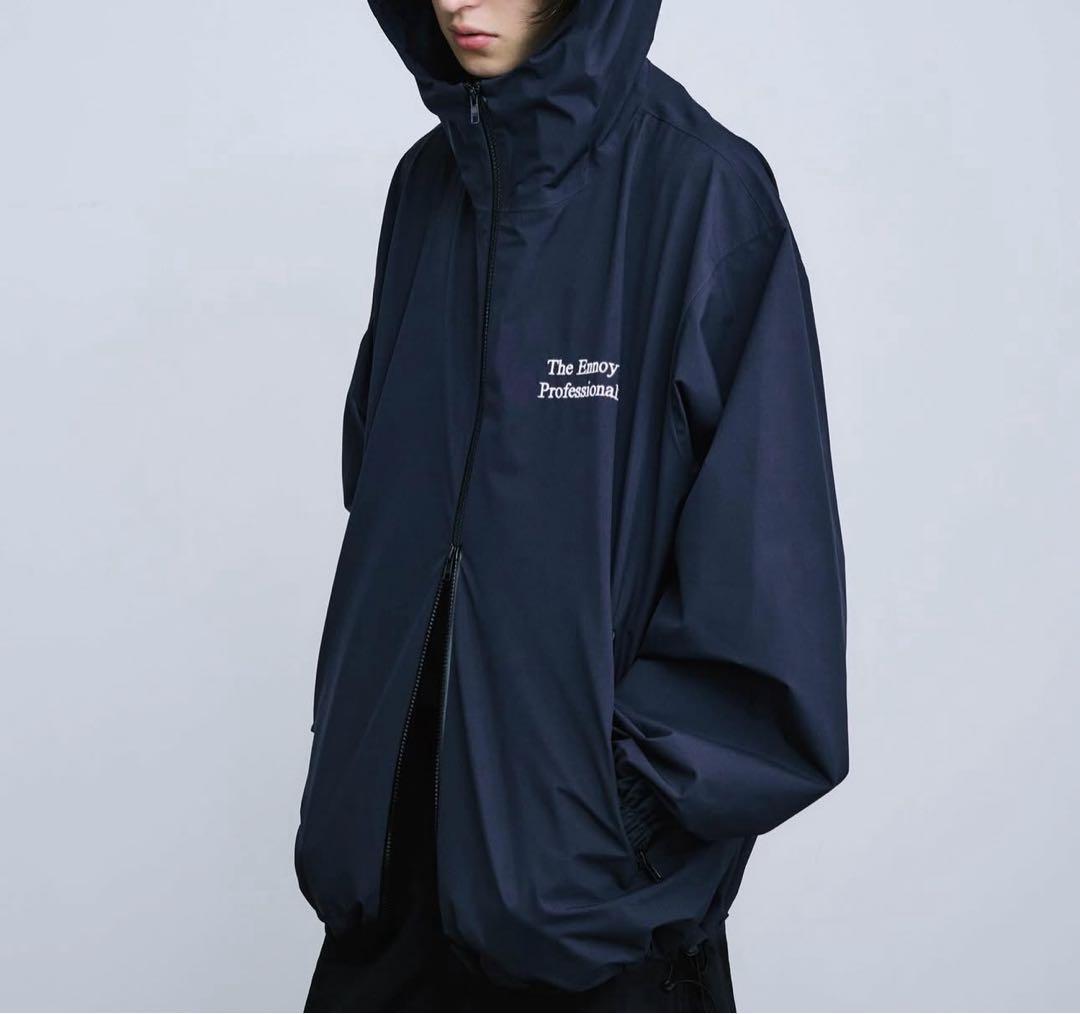 ジャケット・アウター ennoy 3LAYER SHELL HOODIE (navy) L