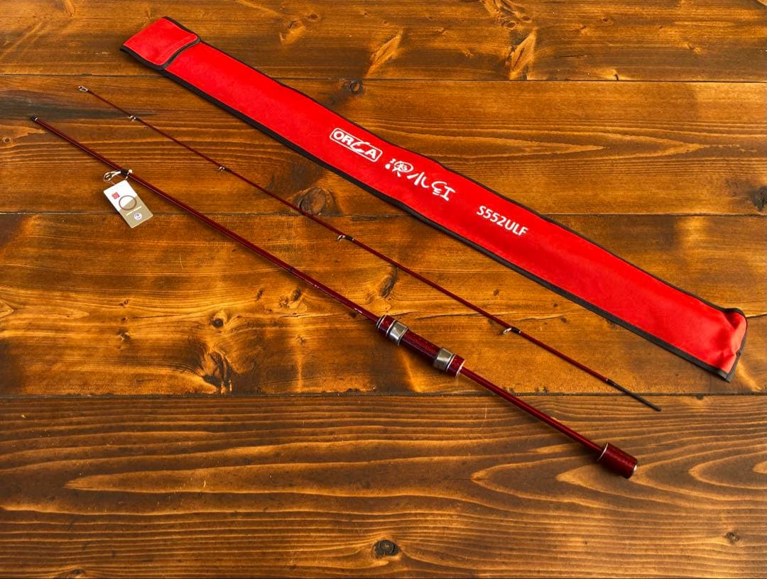 アジングロッド　s552ULF 165cm ライトゲームロッド　　レッド