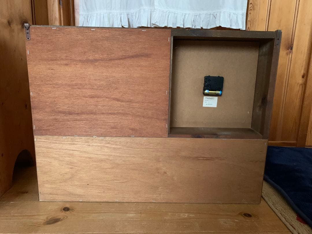 アンファン　棚　置物　家具　木製壁掛け時計　アメリカンカントリー　廃盤