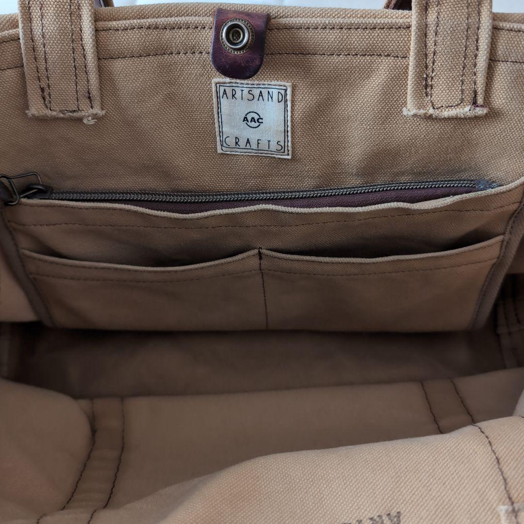 【ARTS&CRAFTS】AGING CANVAS 2WAYトートバッグ