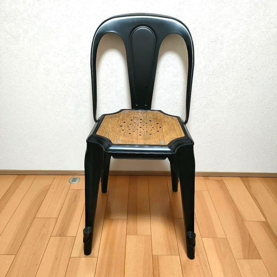 インダストリアルチェア スチール 木製座面｜フランス　マルチプルズ系②