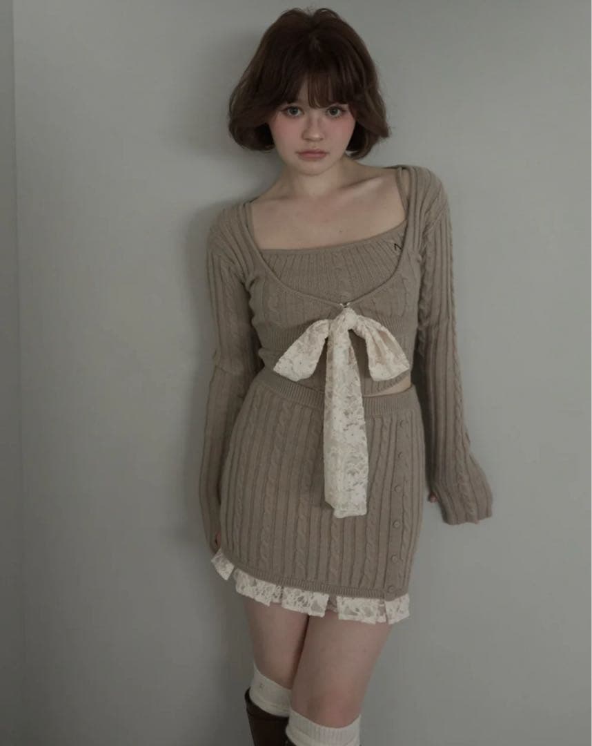 【正規品】andmary Sasha lace set up 【再安価】