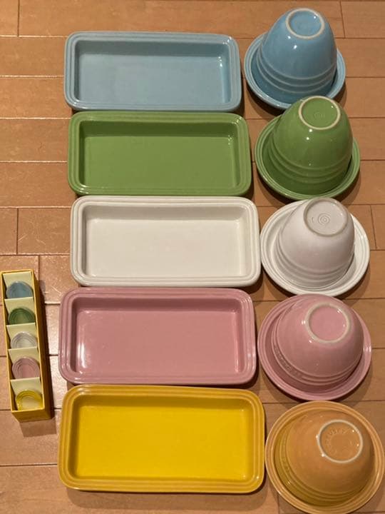 ル・クルーゼ　プレート　ライスボウル　箸置き　セット