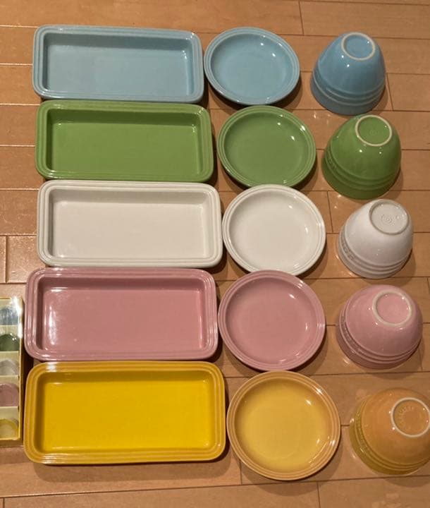 ル・クルーゼ　プレート　ライスボウル　箸置き　セット