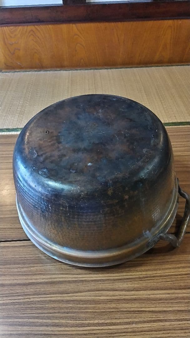銅鍋？　特大　プロ用　両手鍋