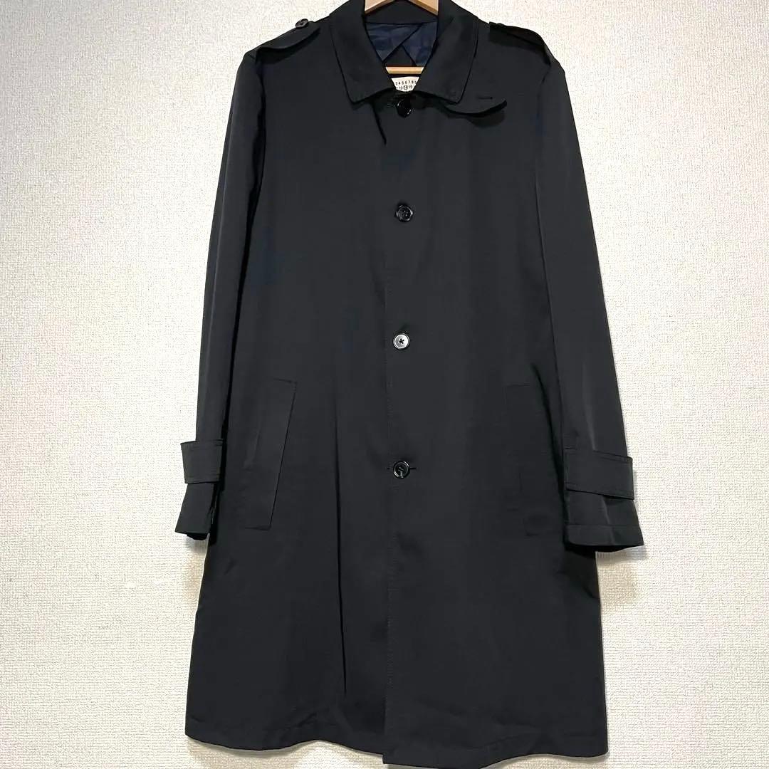 Maison Margiela　マルジェラ コート　黒　48サイズ　足袋バッグ