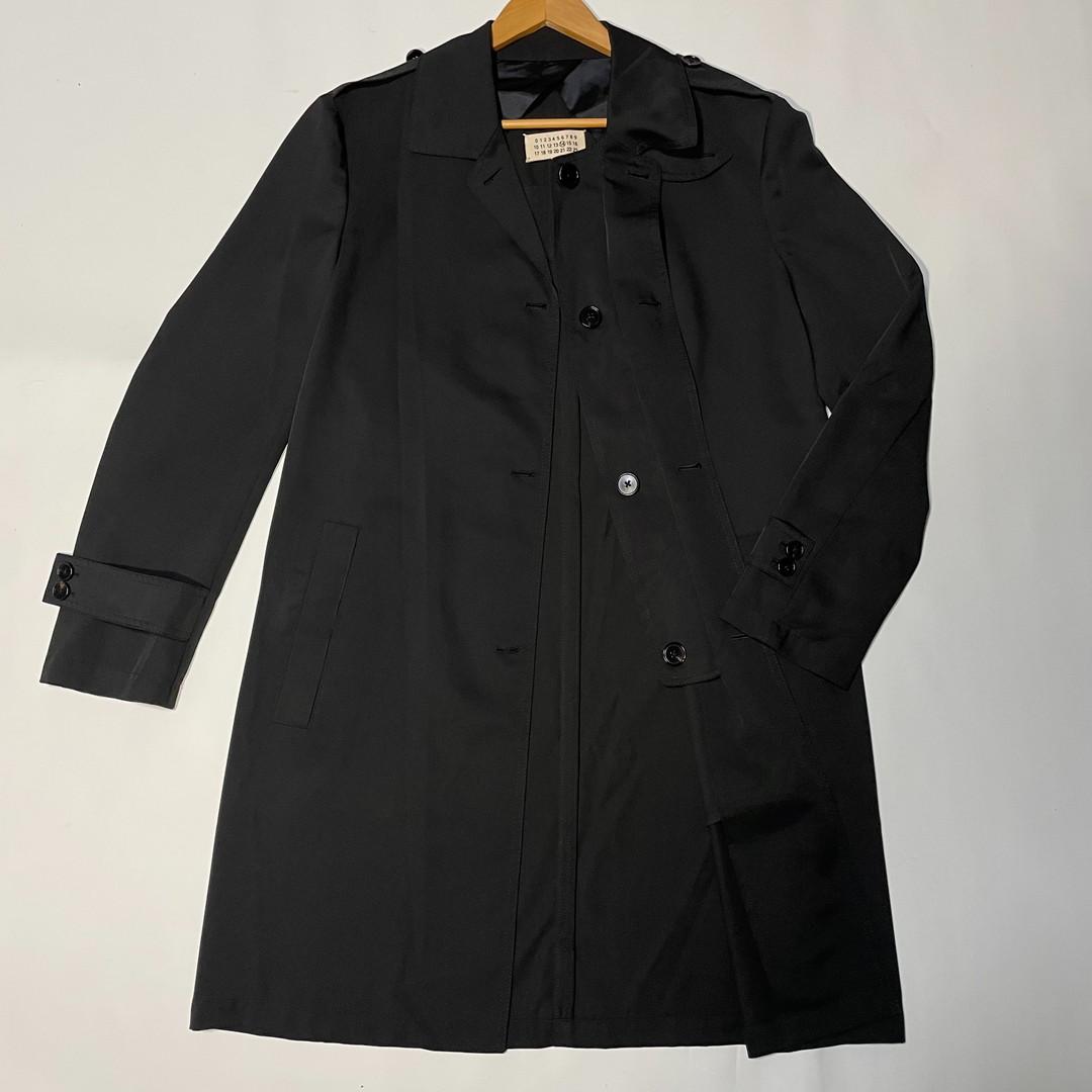 Maison Margiela　マルジェラ コート　黒　48サイズ　足袋バッグ