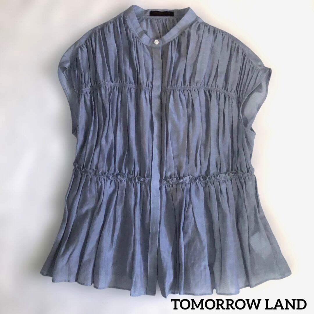 TOMORROWLAND コットンシルクブラウス