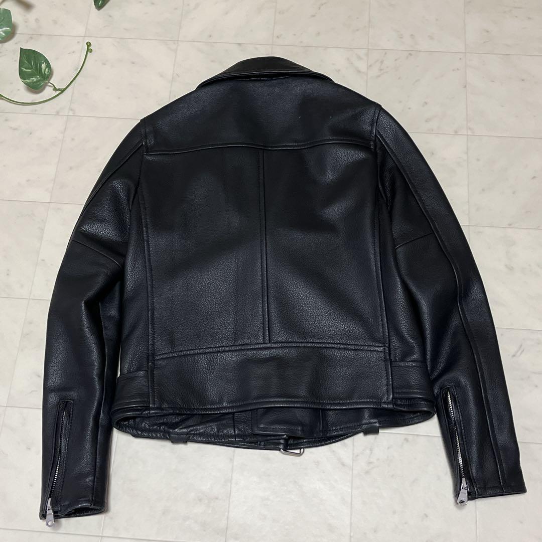 ⭐️sophila⭐️ソフィラ レザージャケット ライダースジャケット 黒ベルト付き