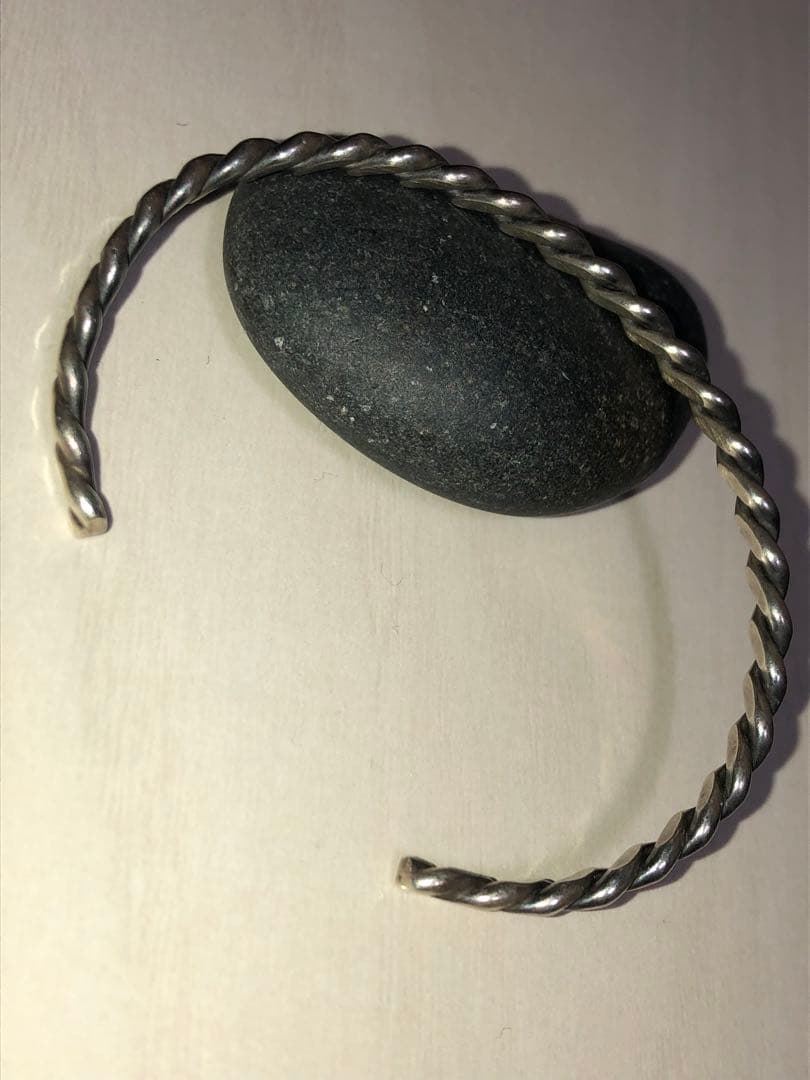 NAVAJO TWIST WIRET BANGLE SILVER バングル