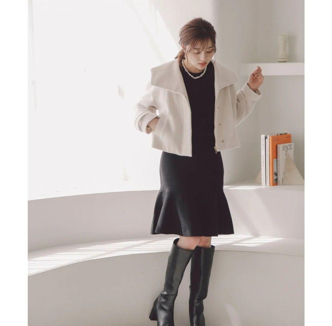 新品 ✨ROPORTION BODY DRESSING フード襟ショートコート