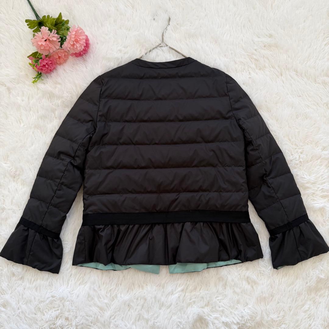 ランバンオンブルー　リバーシブルライトダウンジャケット　2way ぺプラム