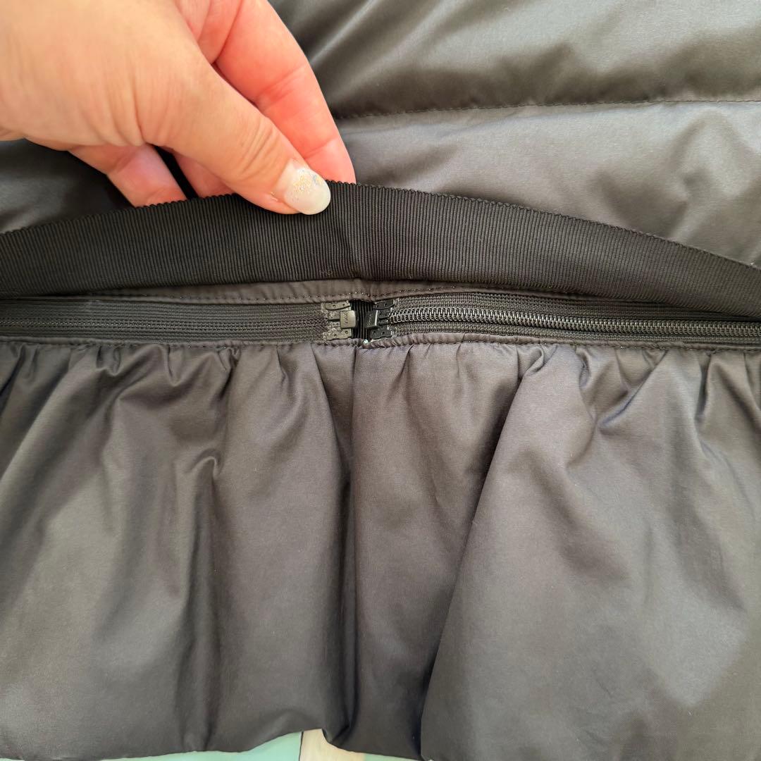 ランバンオンブルー　リバーシブルライトダウンジャケット　2way ぺプラム