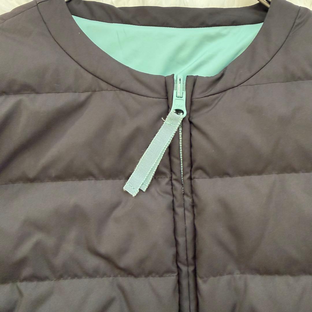 ランバンオンブルー　リバーシブルライトダウンジャケット　2way ぺプラム