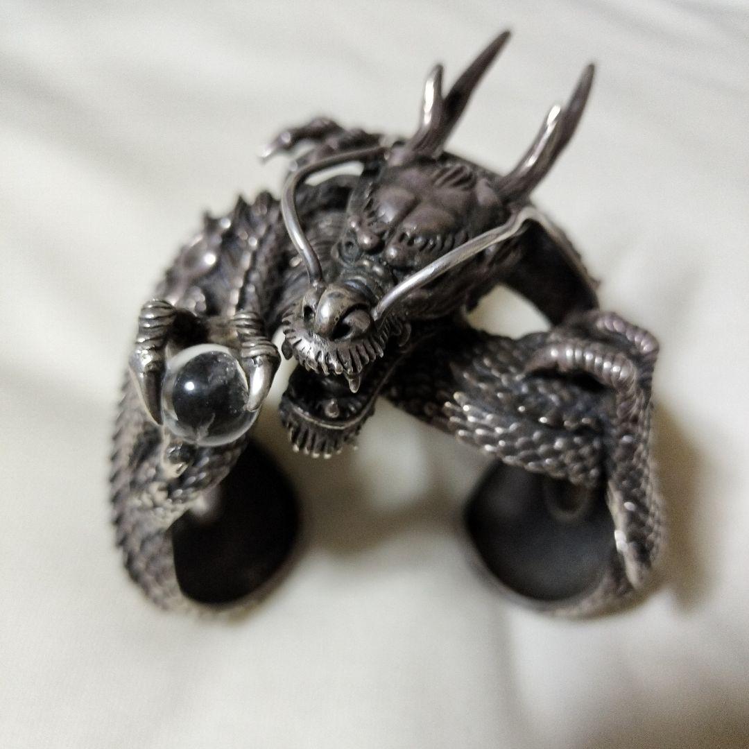 (sahara)ドラゴンモチーフ 925シルバー バングル