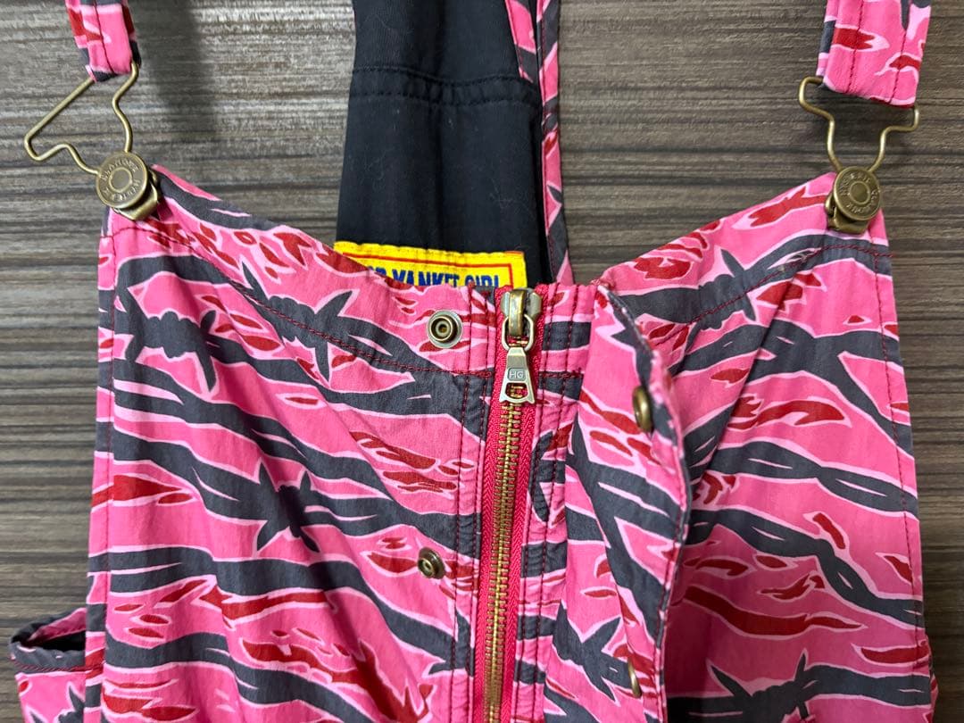 HYSTERIC GLAMOUR ピンク迷彩サロペット