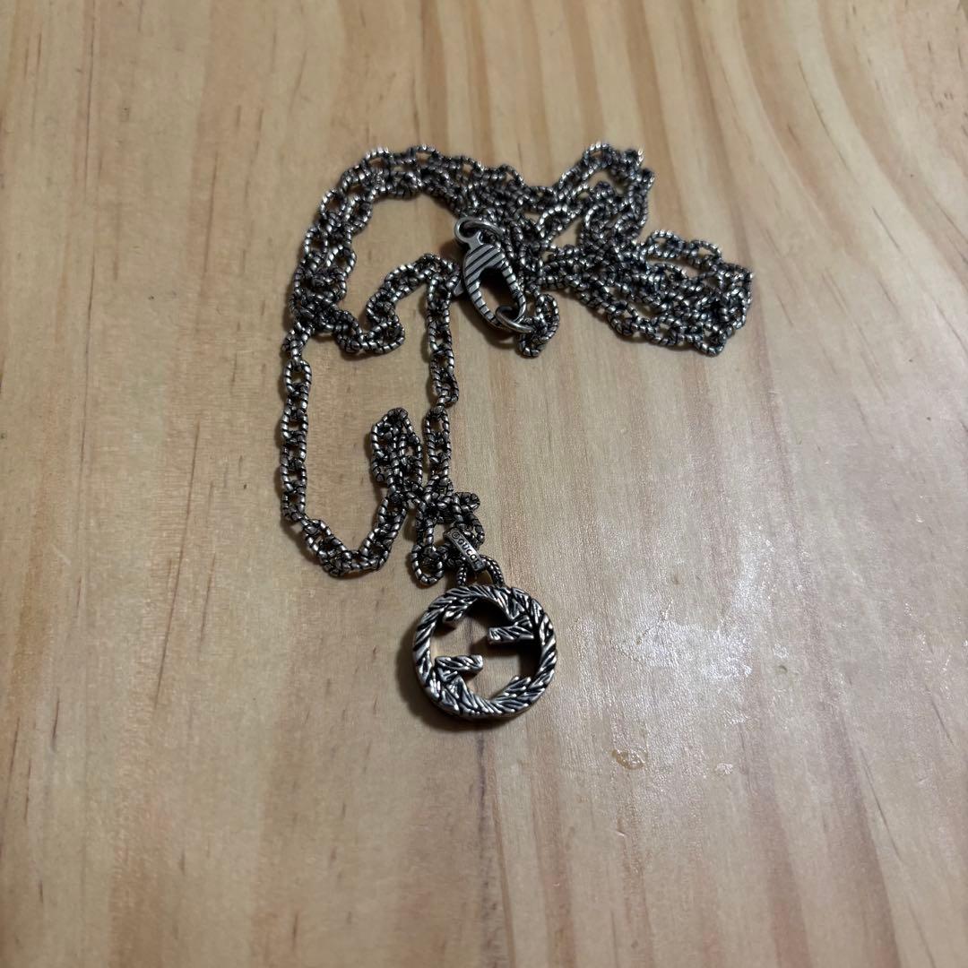 グッチ　GUCCI インターロッキングG ネックレス シルバー