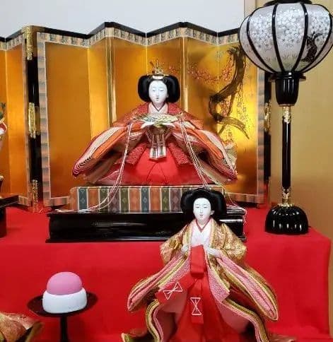 ❀美❀ひな人形❀ 七段飾り❀お道具完備♡西陣織♡手渡し♡近隣は無理お届け可能