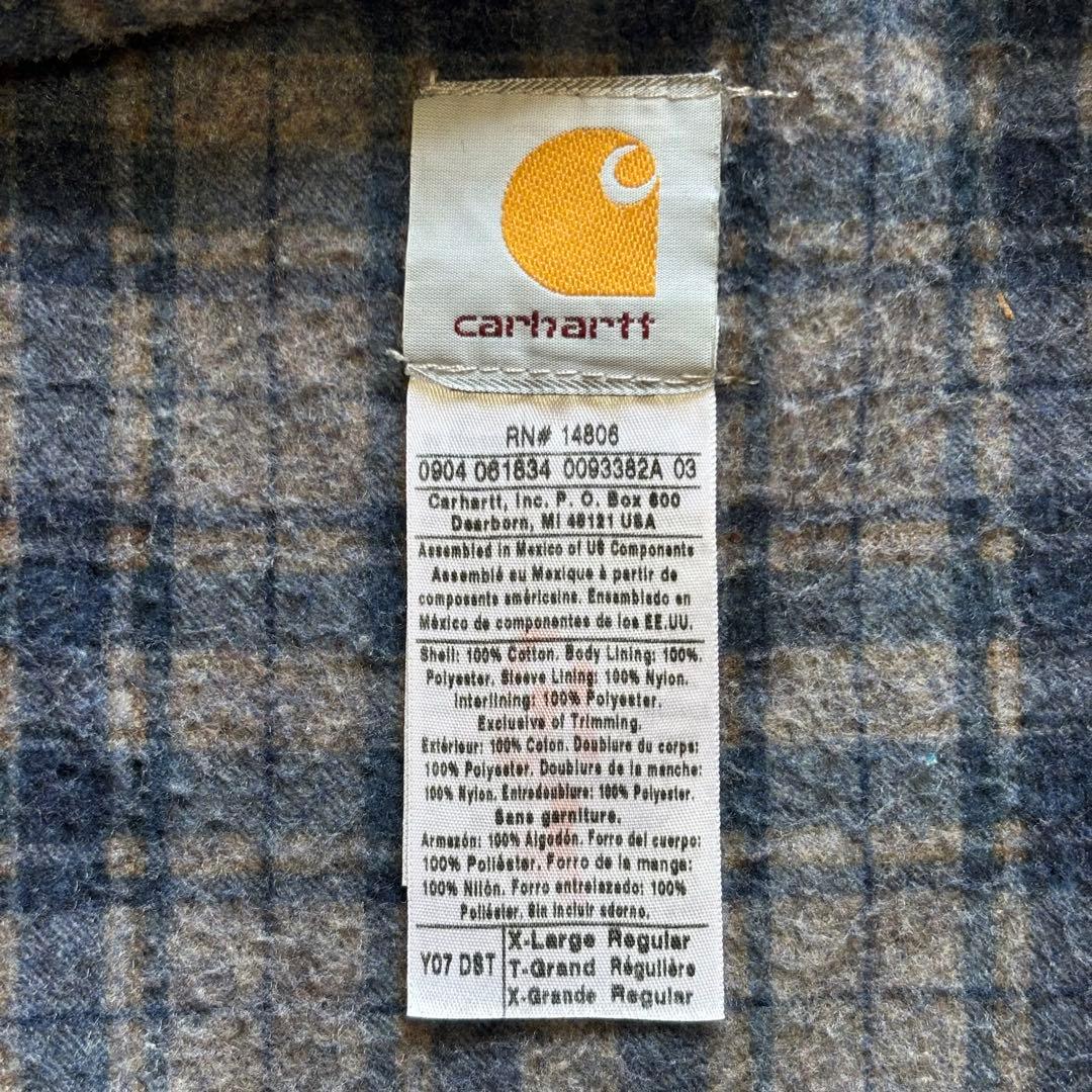 【Vintage】カーハート デニム アクティブジャケット 裏地付き 00s