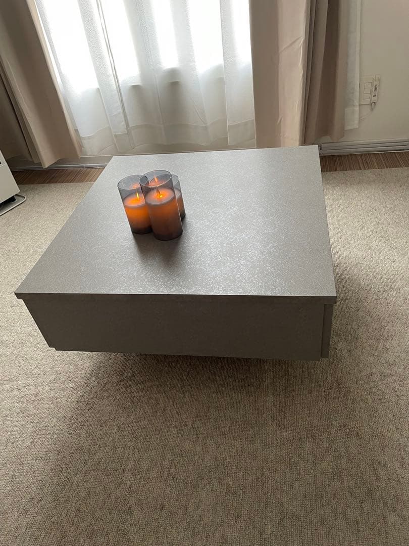 送料込み◎収納付き！安心の日本製✳︎グレー センターテーブル