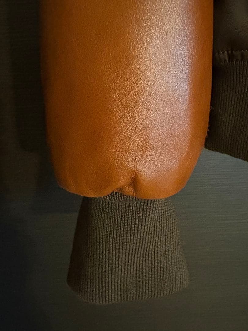 【最終価格45,000円】新品　ジバンシー　￼レザー切替ジャケットL相当