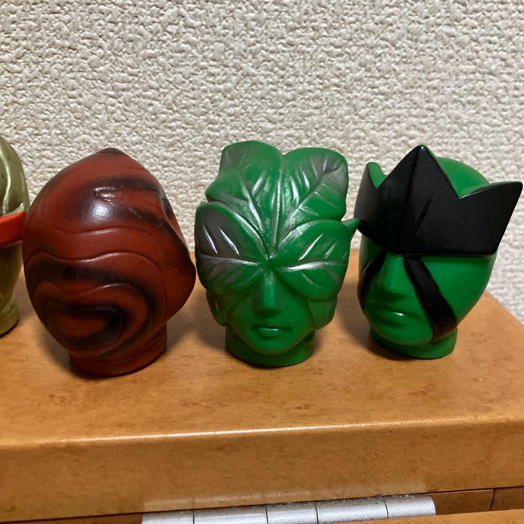 レインボーマン　ソフビ　マスク　面取れ　昭和　当時物　レトロ