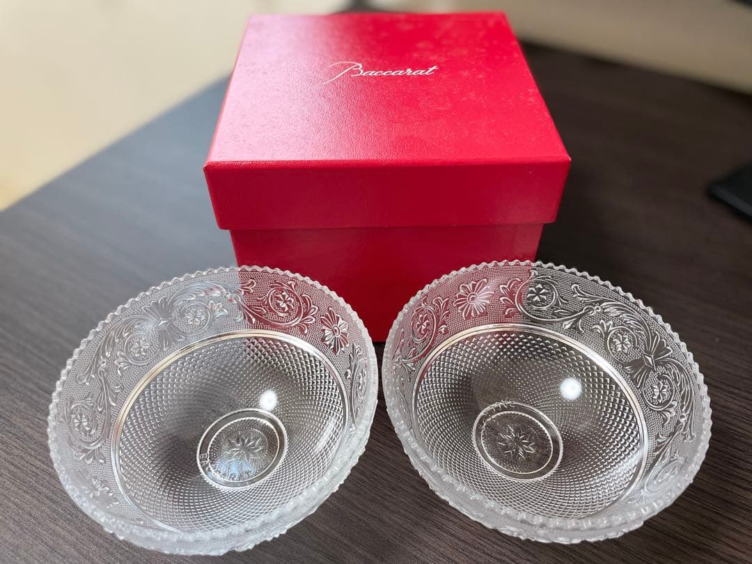 【新品未使用】Baccarat バカラ アラベスク スモールボール２個セット