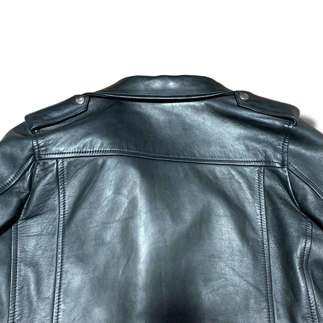 美品【ユナイテッドアローズ】　TOKYO ライダースジャケット　ラムレザー　38