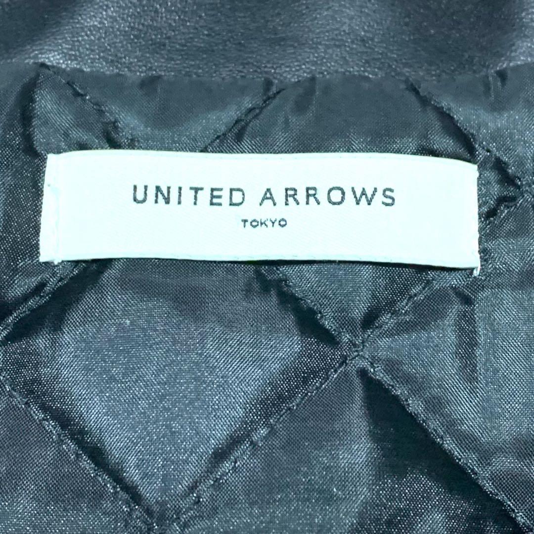 美品【ユナイテッドアローズ】　TOKYO ライダースジャケット　ラムレザー　38