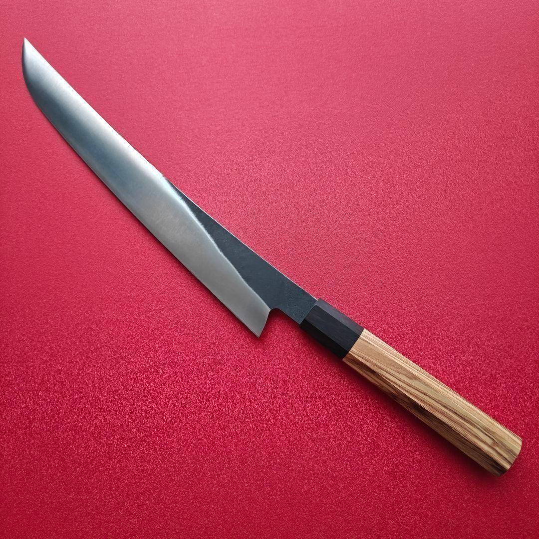 新品　先丸柳刃　筋引き　モリブデン鋼　八角柄