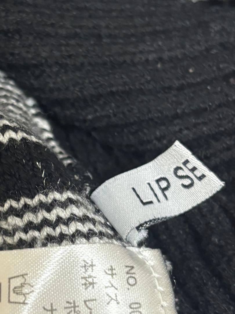 lip service リップサービスリボンフェザーアンサンブルニットワンピース