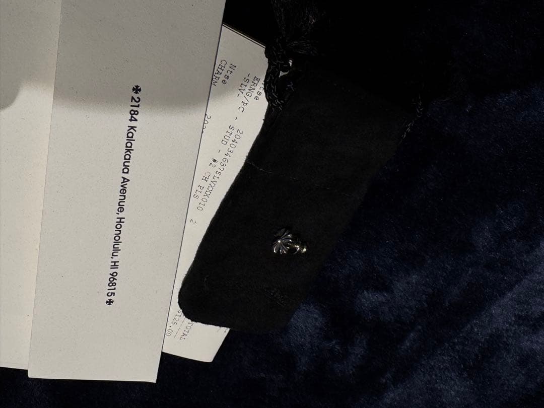 クロムハーツ　CHプラススタッドピアス