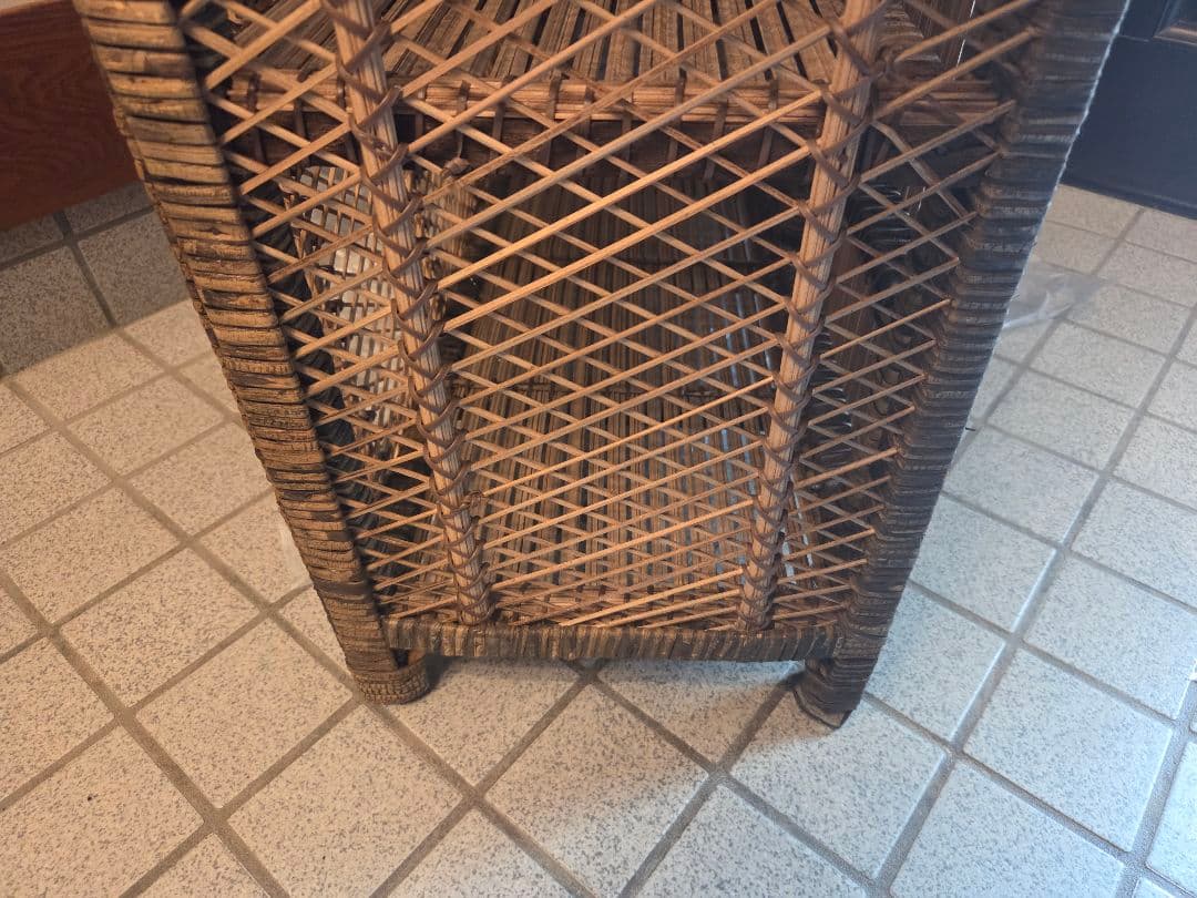 ★希少品★ラタン 天然竹 ラック チェスト シェルフ 棚 籐 家具 アジアン