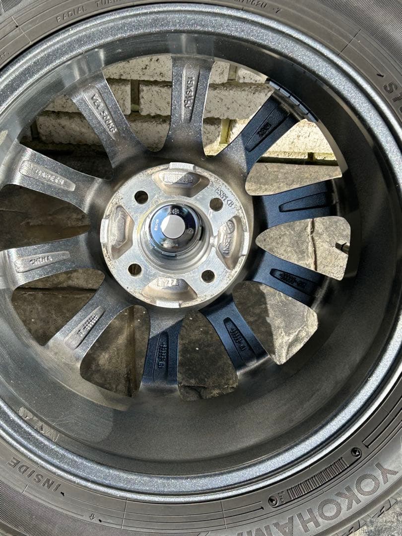 Yokohama185/60/15スタッドレスタイヤホイール付2本セット【1】