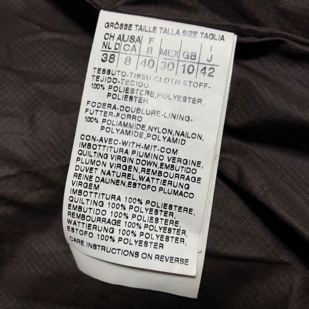 極美品　スポーツマックス　ダウンコート　ロゴエンブレム✨　ダークモカ　42