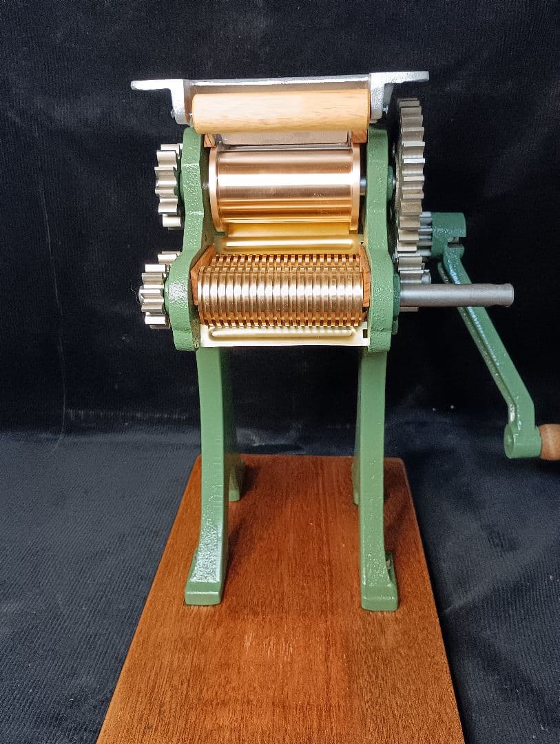 衛生的　小野式製麺機両刃１形レストア済み　※特記事項参照