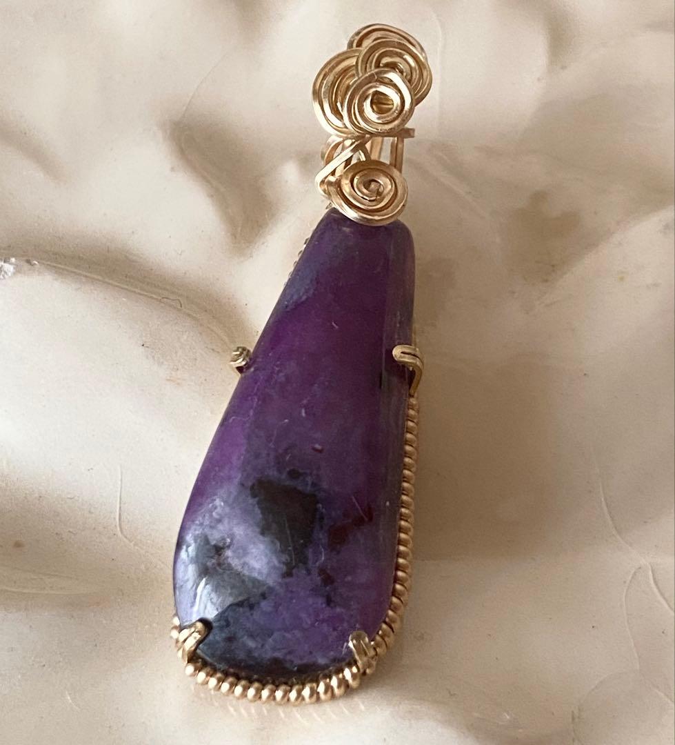 ハンドメイドペンダントトップ⭐︎スギライト