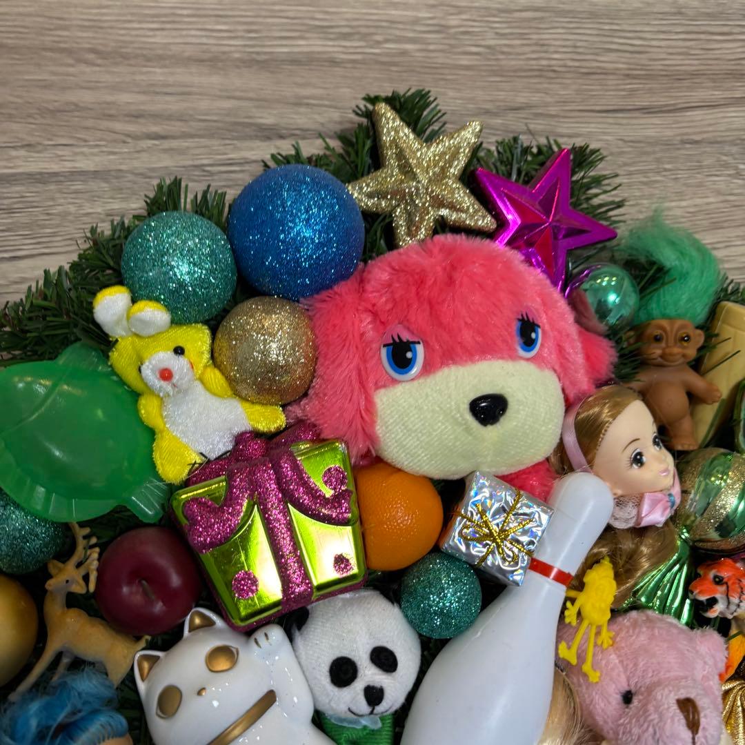 ▲あちゃちゅむ クリスマスリース