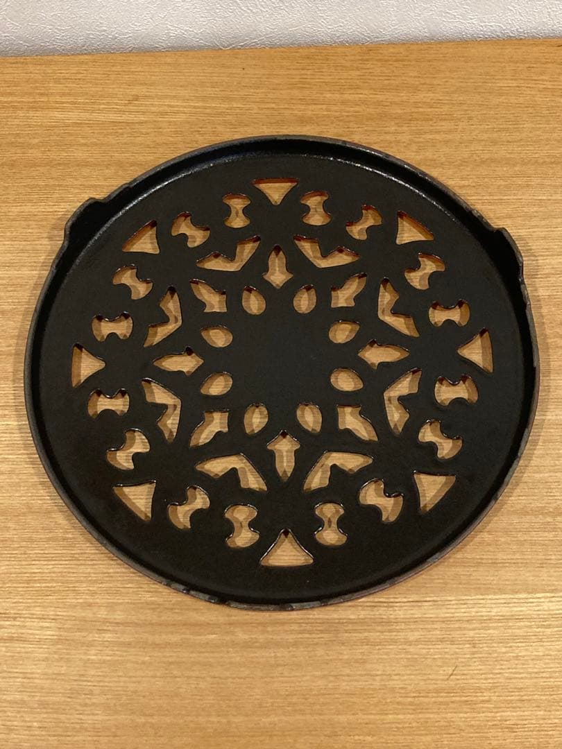 staub スクエアティーポット　ピメント　teapot ケトル　トリベット付き