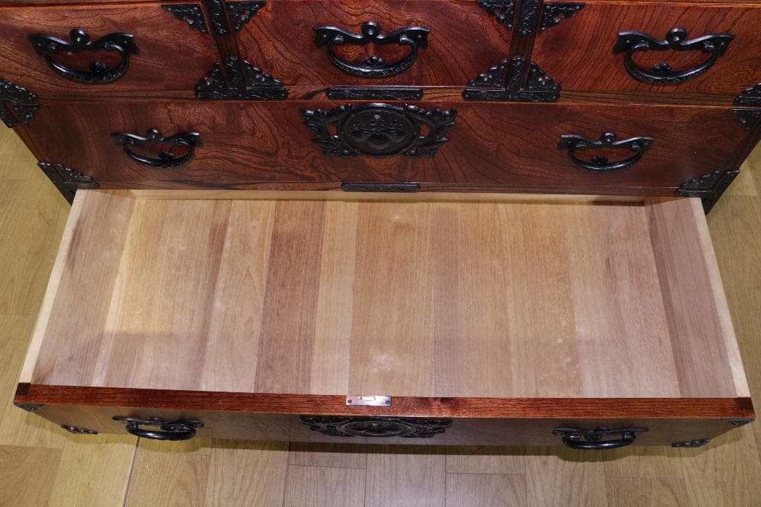 T*o様 岩谷堂タンス★961白鳥4号車付き★車箪笥★伝統工芸★