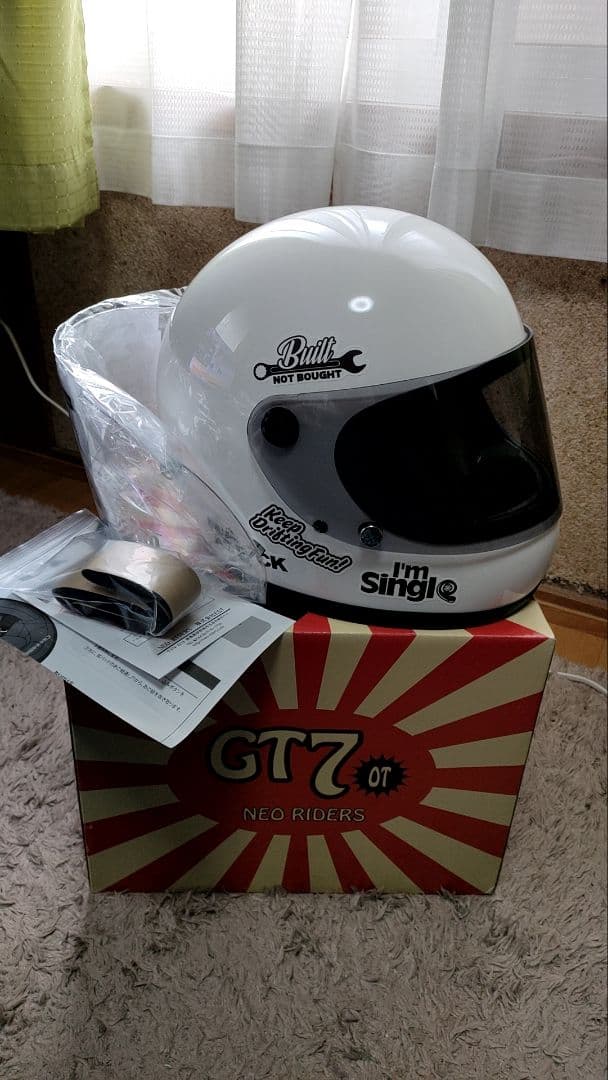 ネオ ライダース GT7 ヘルメット XL カスタム 族ヘル インカム付き