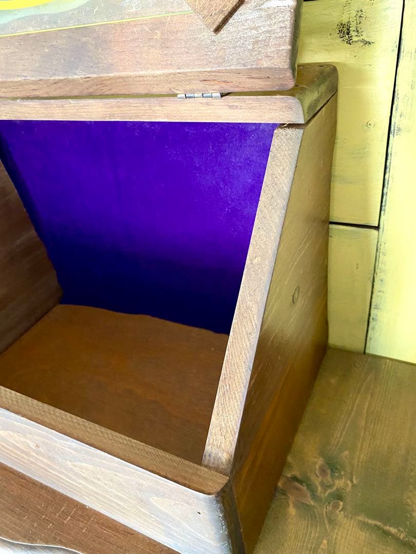 木製ブレッドボックス ヴィンテージ　ブレッドケース